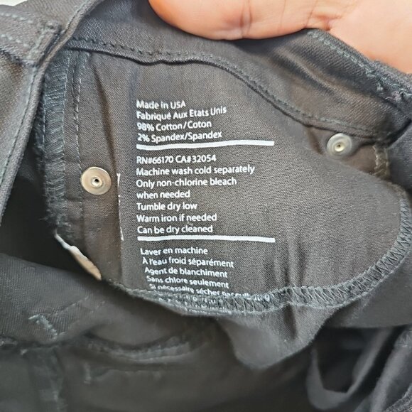 BDG Urban Outfitters Cigarette Jeans Womens Size 25 Black Slim Skinny Stretch - Picture 4 of 10